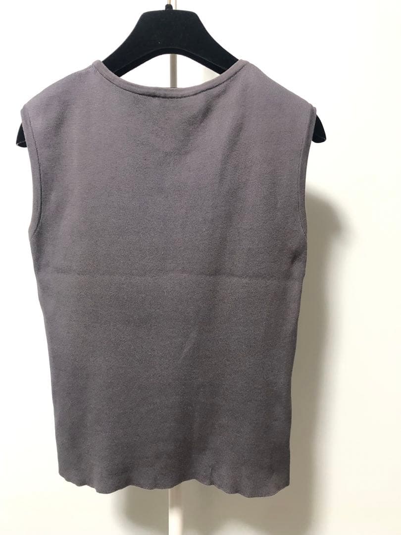 CHANEL 98Cコットン アンサンブル カーディガンタンクトップ