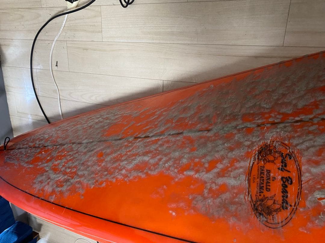 【値下げ】ドナルドタカヤマ　サーフボード オレンジ