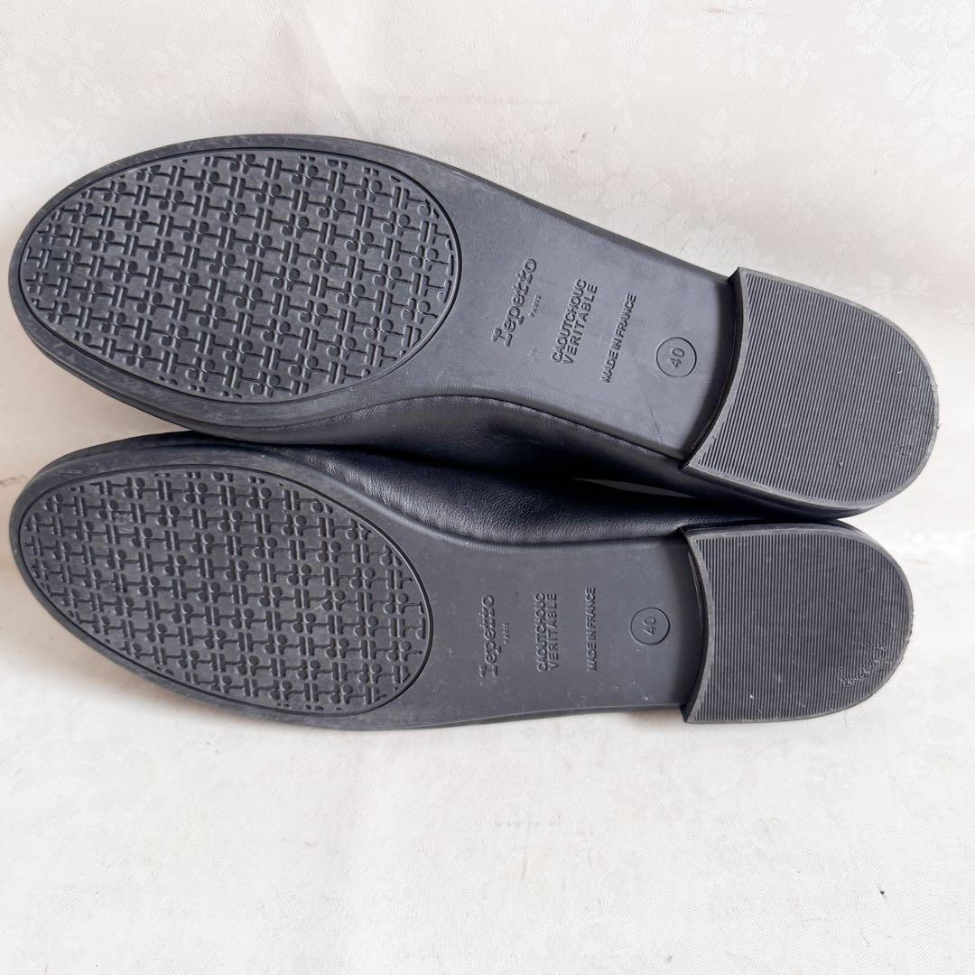 ✨極美品✨reppetto レペット バレエシューズ レザー ブラック 40