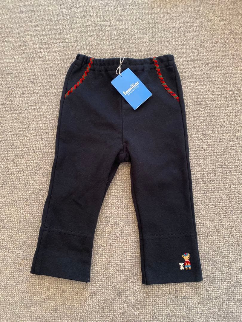 新品未使用　ファミリア パンツ80