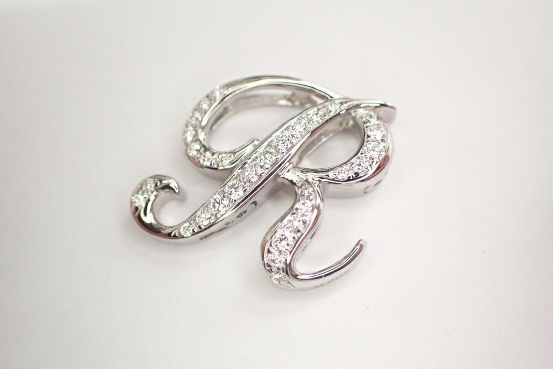 20/美品 ノンブル アルファ R ゆきざき K18 ダイヤ ペンダントトップ