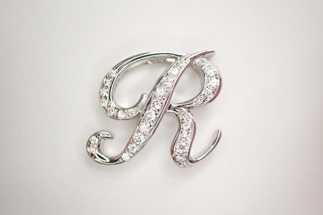 20/美品 ノンブル アルファ R ゆきざき K18 ダイヤ ペンダントトップ