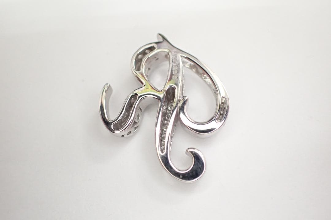 20/美品 ノンブル アルファ R ゆきざき K18 ダイヤ ペンダントトップ