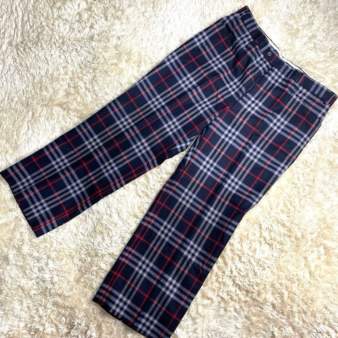 Burberry's 大きいサイズ バーバリー ノバ チェック柄 スラックス
