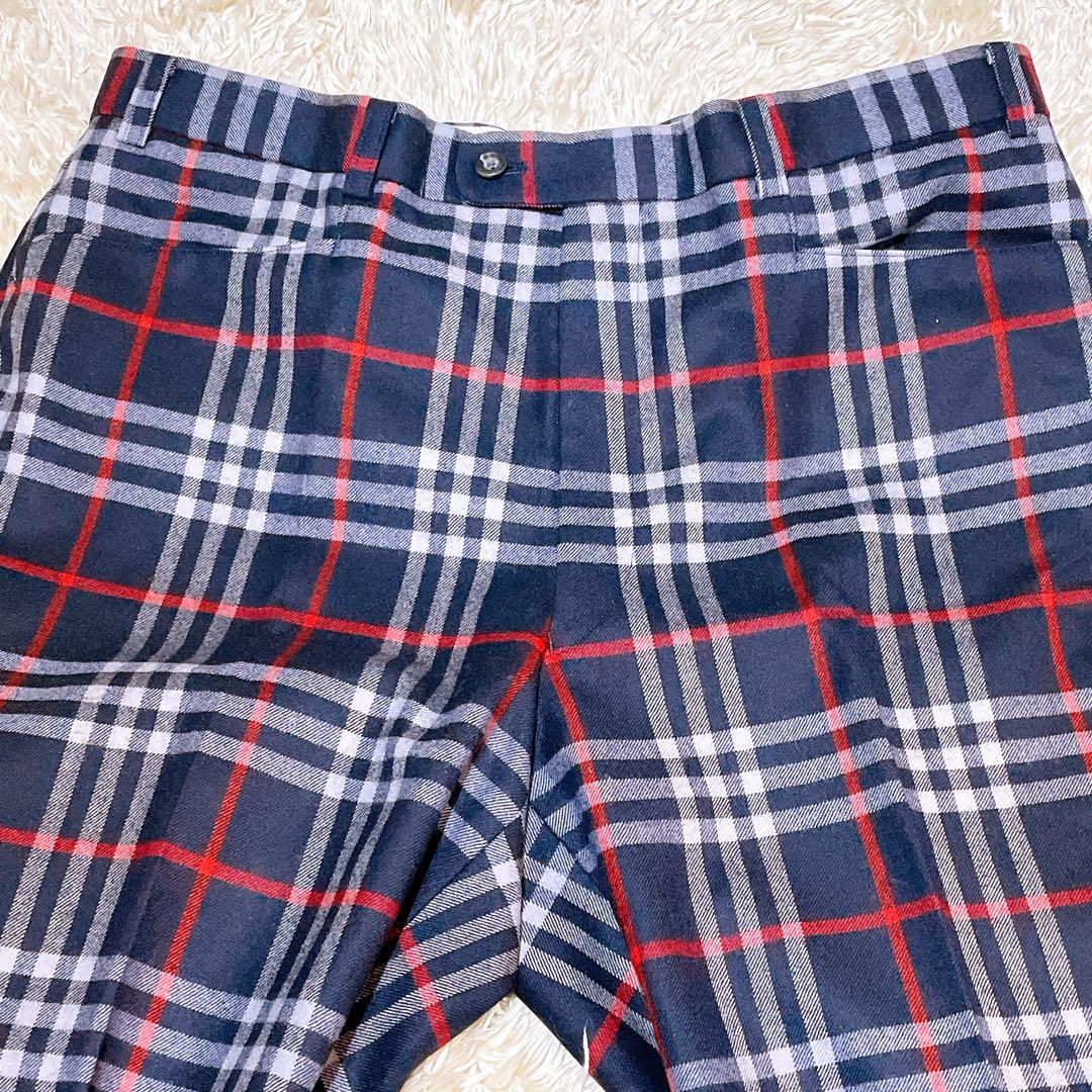 Burberry's 大きいサイズ バーバリー ノバ チェック柄 スラックス