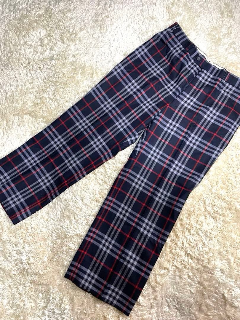 Burberry's 大きいサイズ バーバリー ノバ チェック柄 スラックス