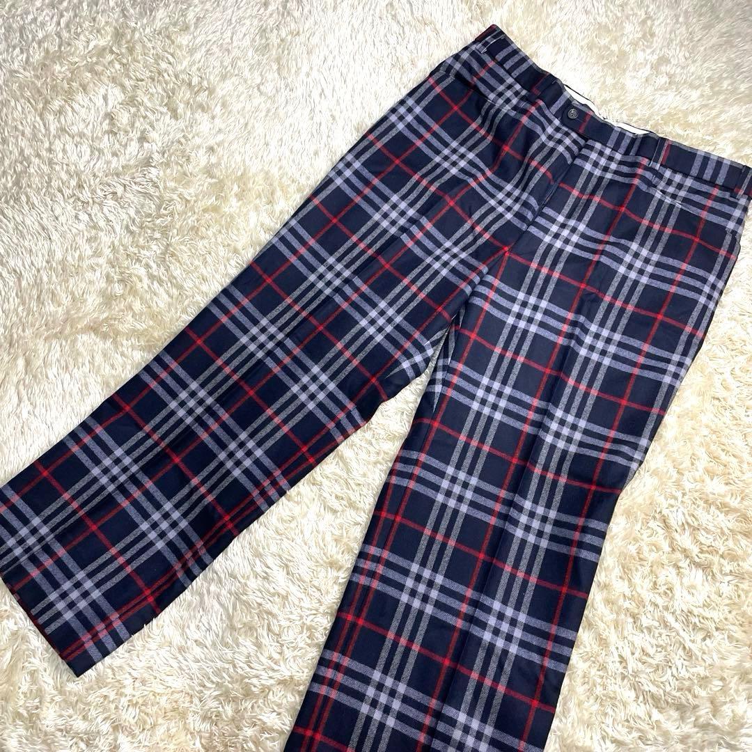 Burberry's 大きいサイズ バーバリー ノバ チェック柄 スラックス
