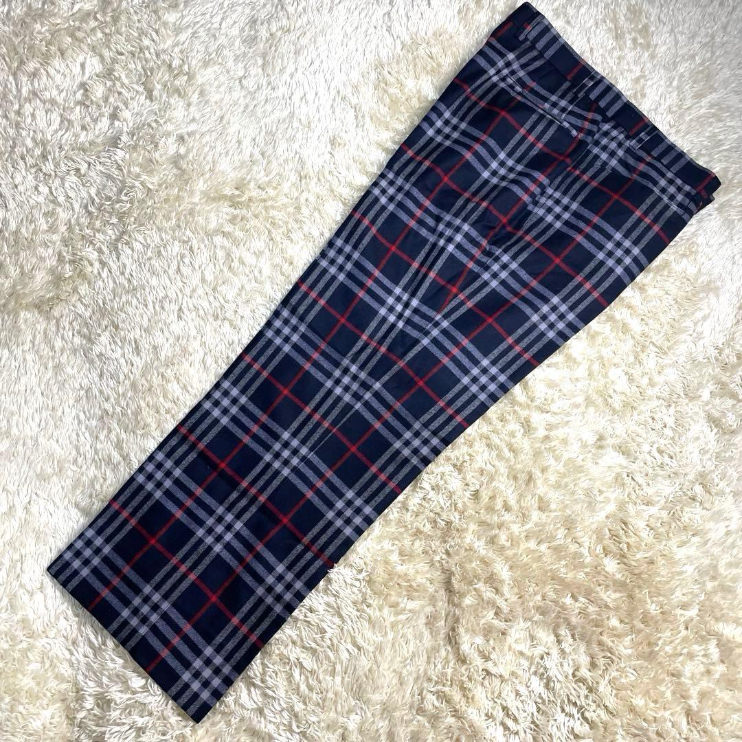 Burberry's 大きいサイズ バーバリー ノバ チェック柄 スラックス