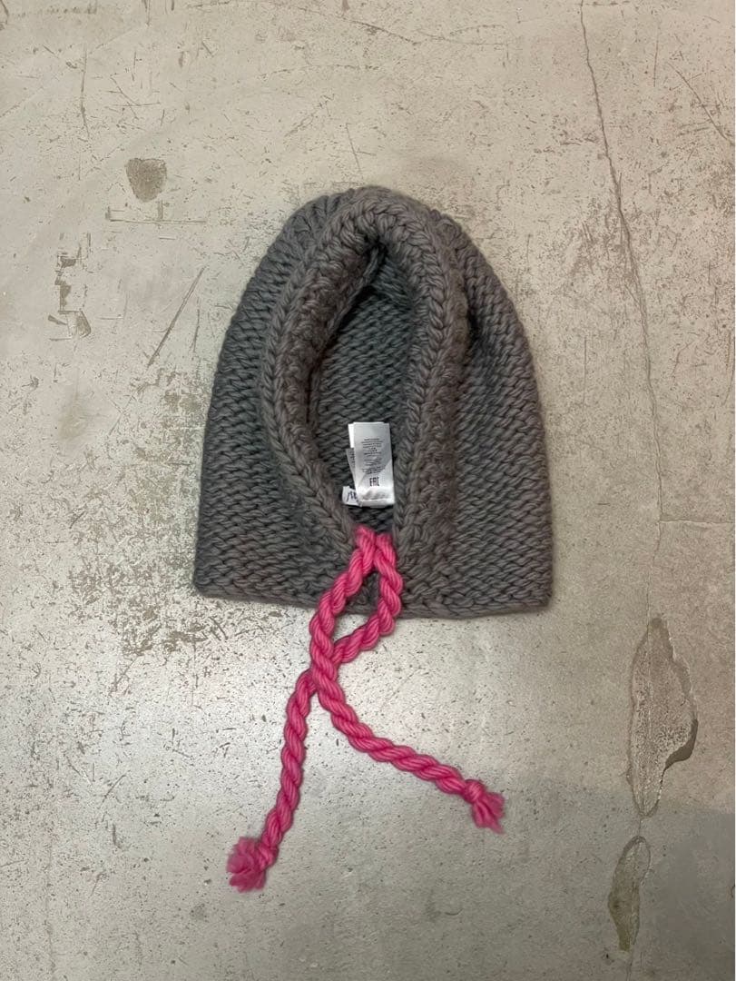 ち*ょ様 J.W.Anderson Drawstring Knit Hood バ