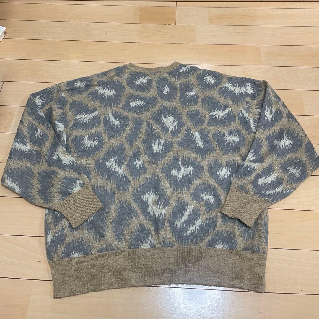 Evisen アニマル柄 ニットセーター　モヘア　エビセン