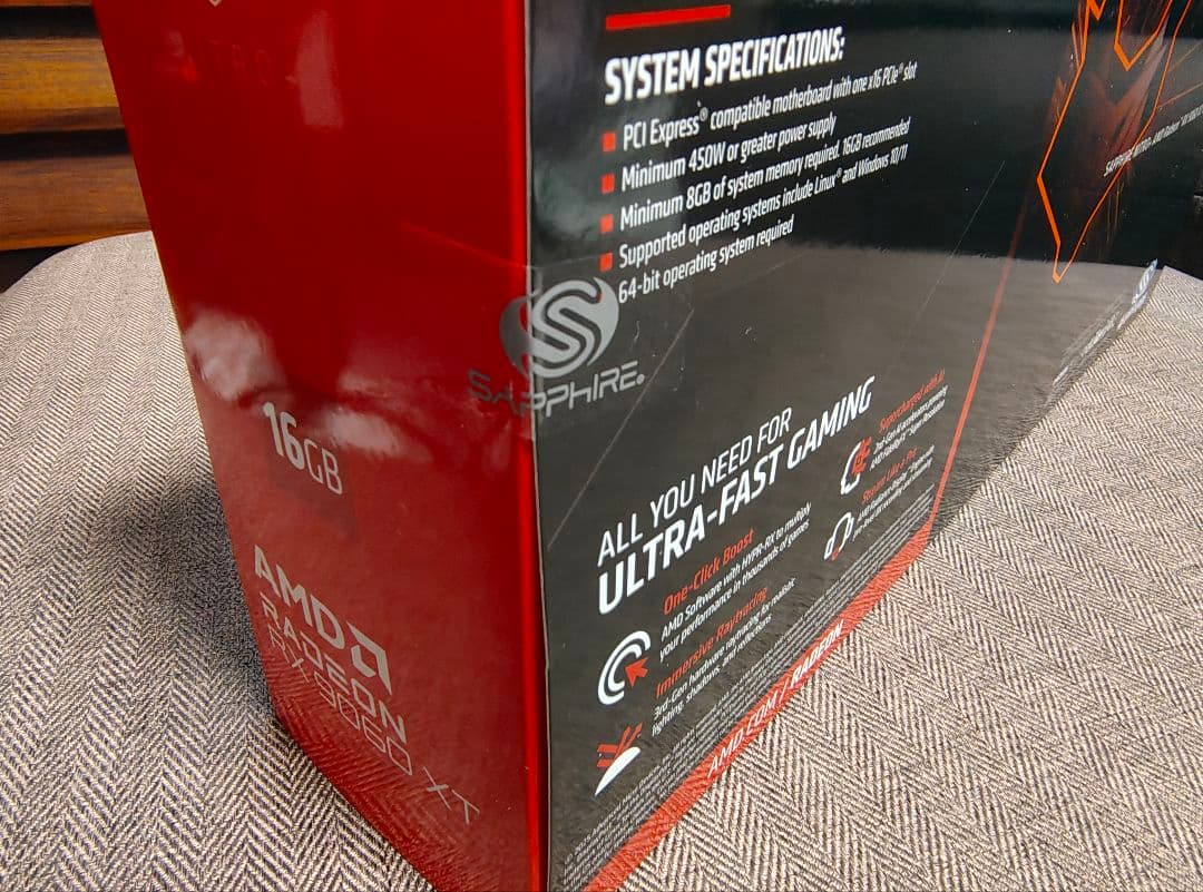 グラフィックボード・グラボ・ビデオカード SAPPHIRE NITRO+ AMD Radeon RX9060XT 16GB