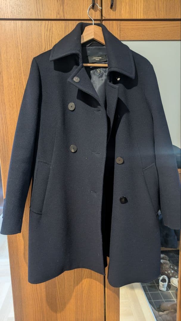 Max Mara WEEKEND ネイビー コート