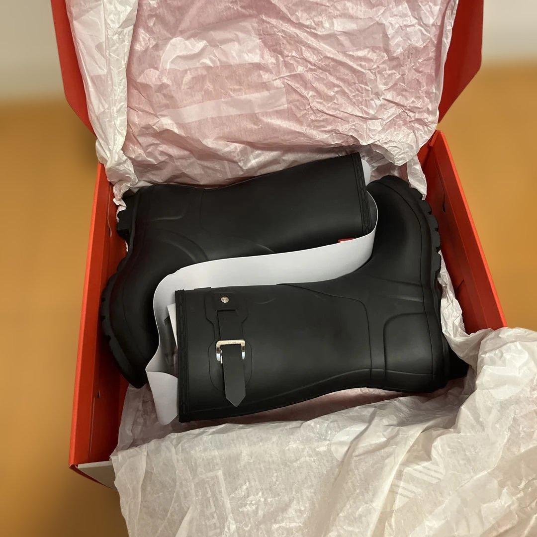 新品未使用 Hunter レインブーツ ブラック※値下げしました