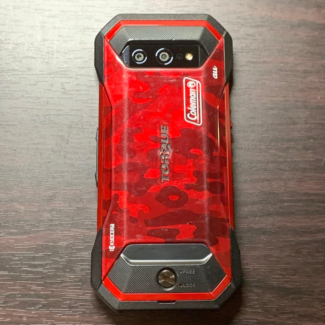 京セラ TORQUE 5G KYG01 Coleman レッド SIMフリー