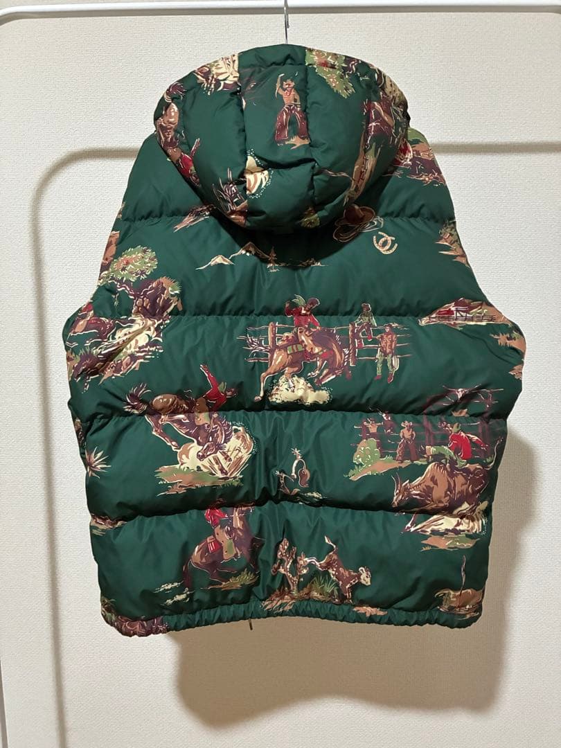 u*6様 【希少】XL POLO ラルフローレン ダウン 総柄 ネイティブ