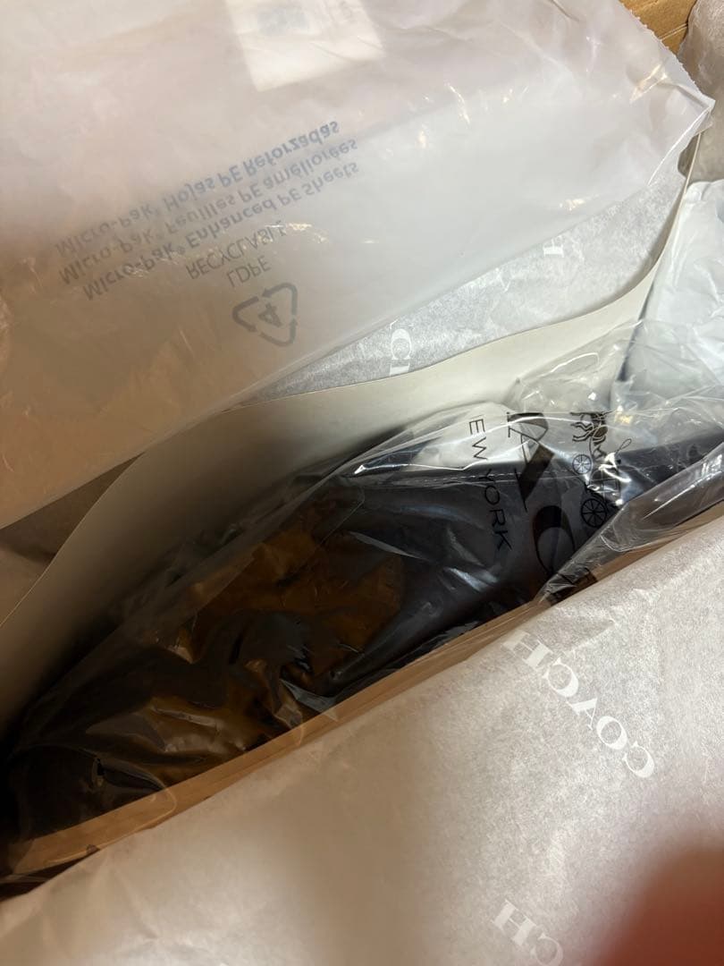 迷*い様 コーチ☆新品☆メンズ レザー ローファー ミュール/ブラック 27cm