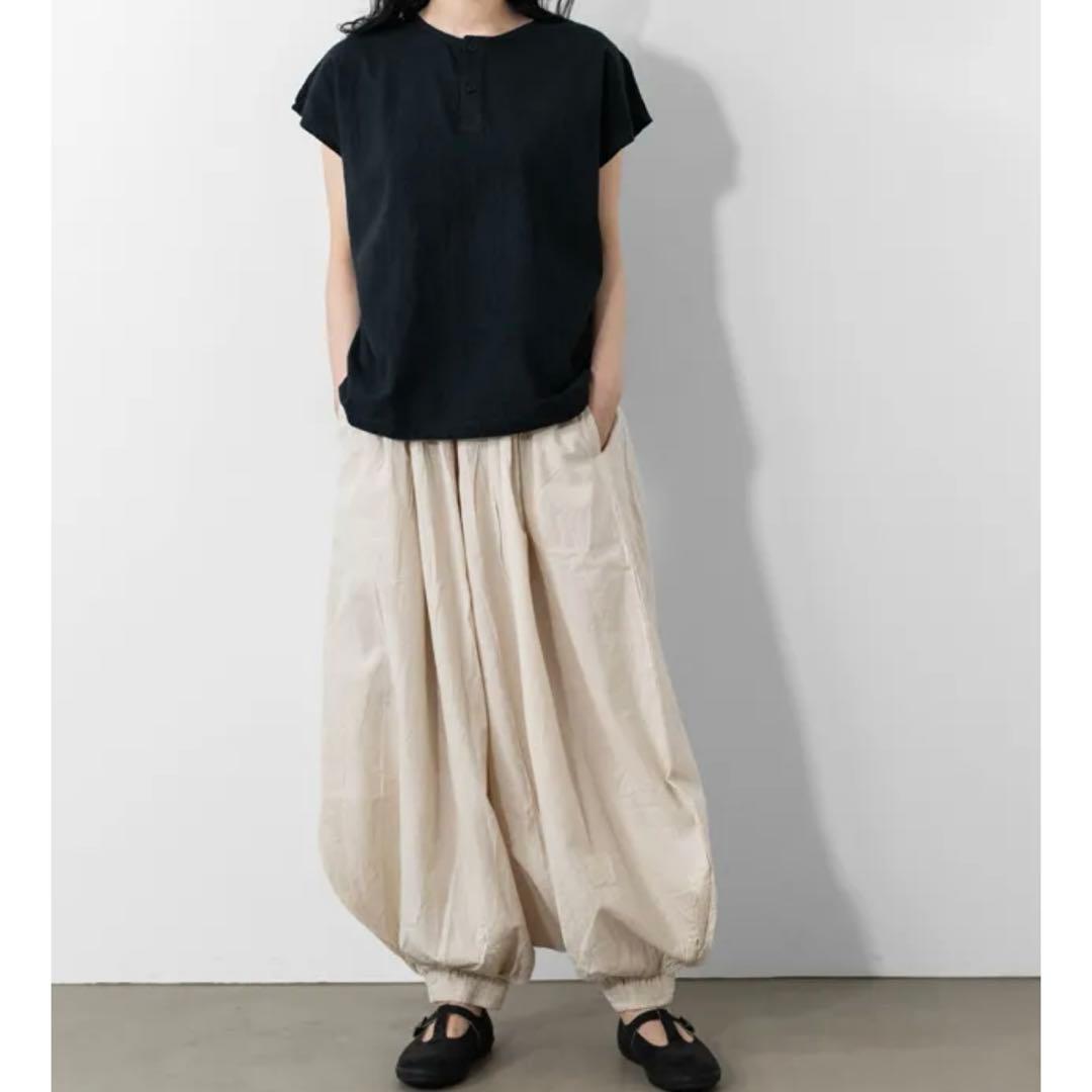 ヂェン先生の日常着　バルーンパンツ/ アイボリー