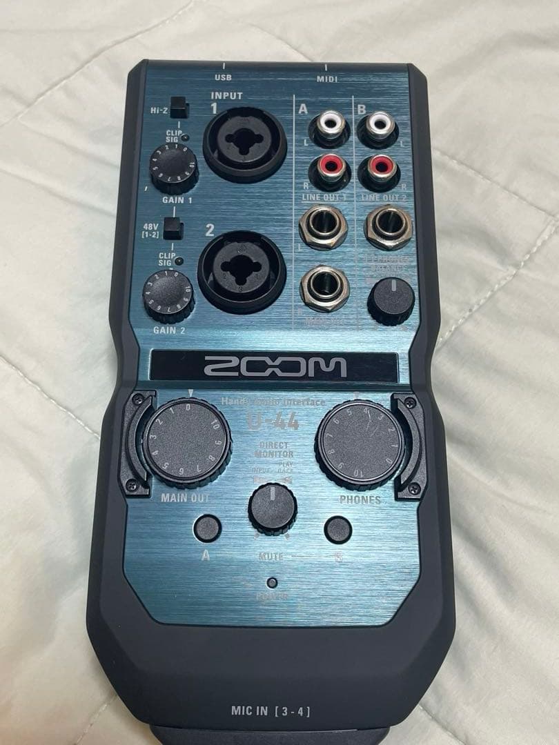 U-44 オーディオインターフェイス 本体　元箱、取説付き