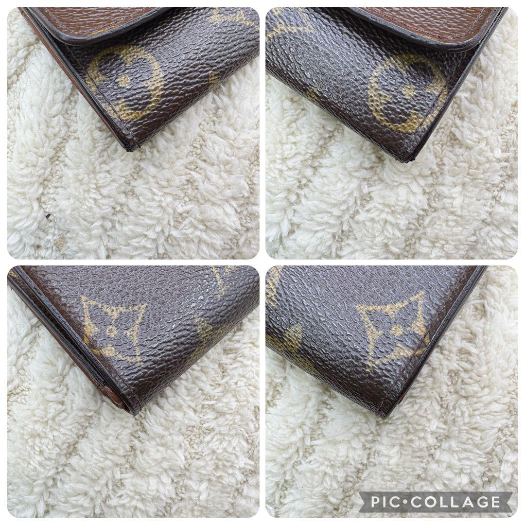 良品　ルイヴィトン　モノグラム　ポルトモネ　プラ　ケース