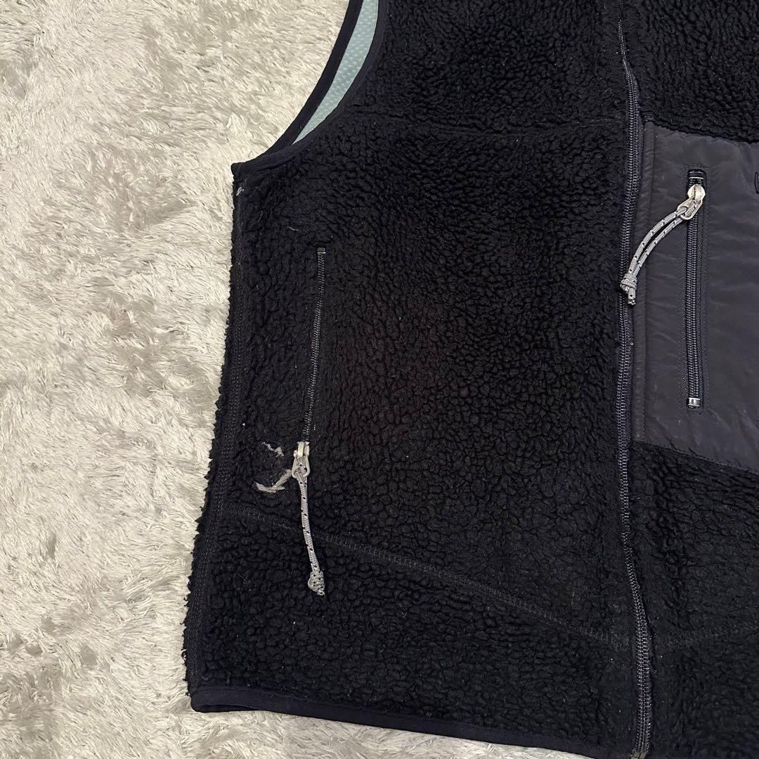 パタゴニア　レトロX ベスト　フリース　メンズ　サイズS USA製　黒　ブラック