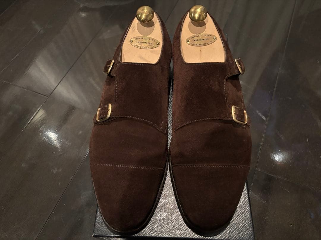 m*i様 エドワードグリーンWESTMINSTERダブルモンクストラップ スエー