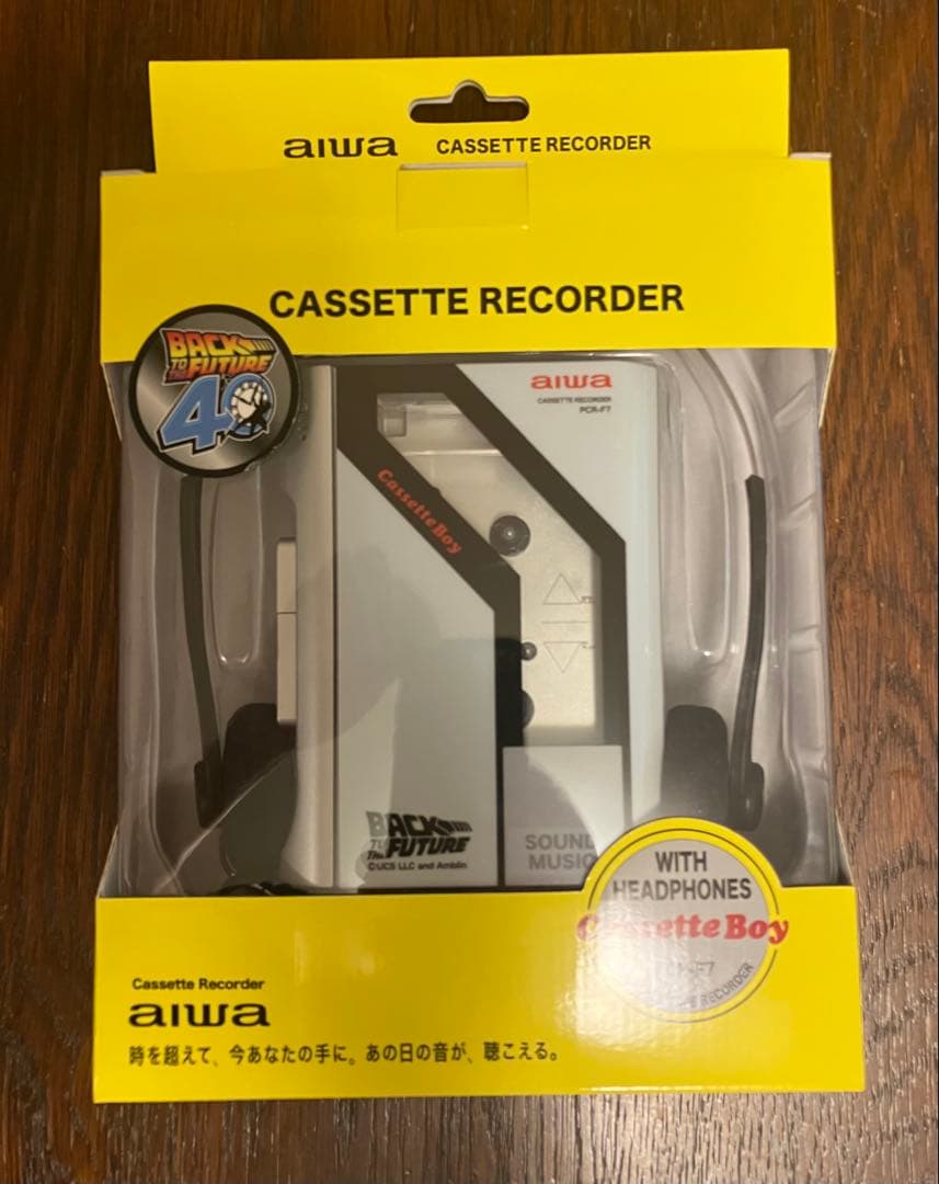 バック・トゥ・ザ・フューチャー aiwa カセットレコーダー PCR-F7