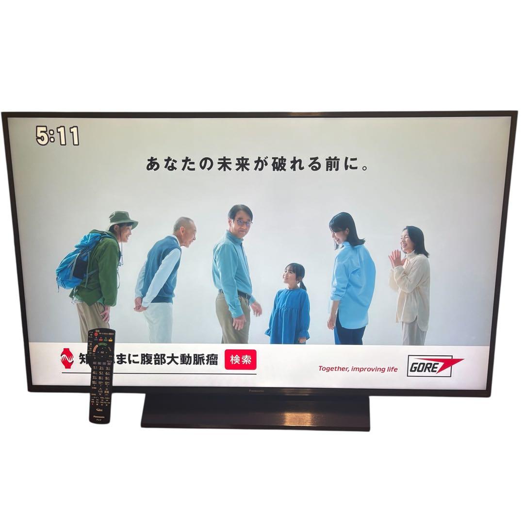 Panasonic 49型 4K液晶テレビ TH-49GX850 2019年