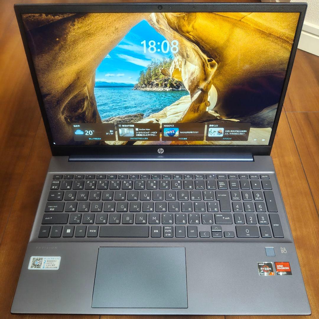 Windowsノート本体 HP Pavilion 15-eh1xxx