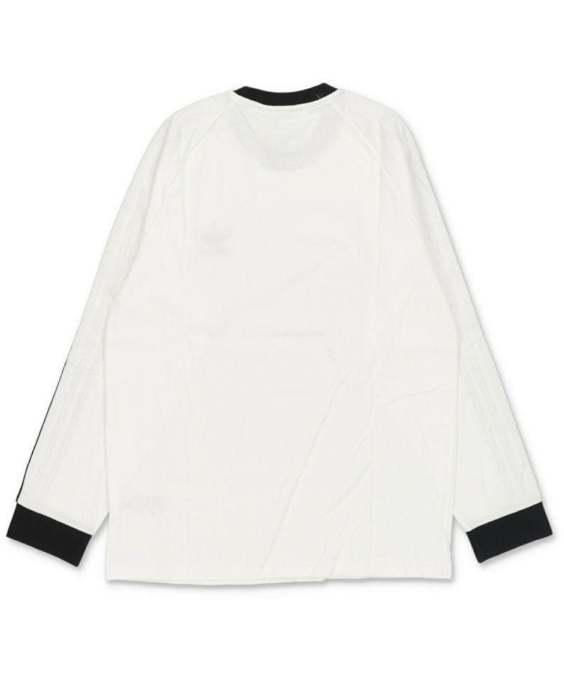 アディダス ロンT Mサイズ 長袖 Tシャツ スリーストライプス 白
