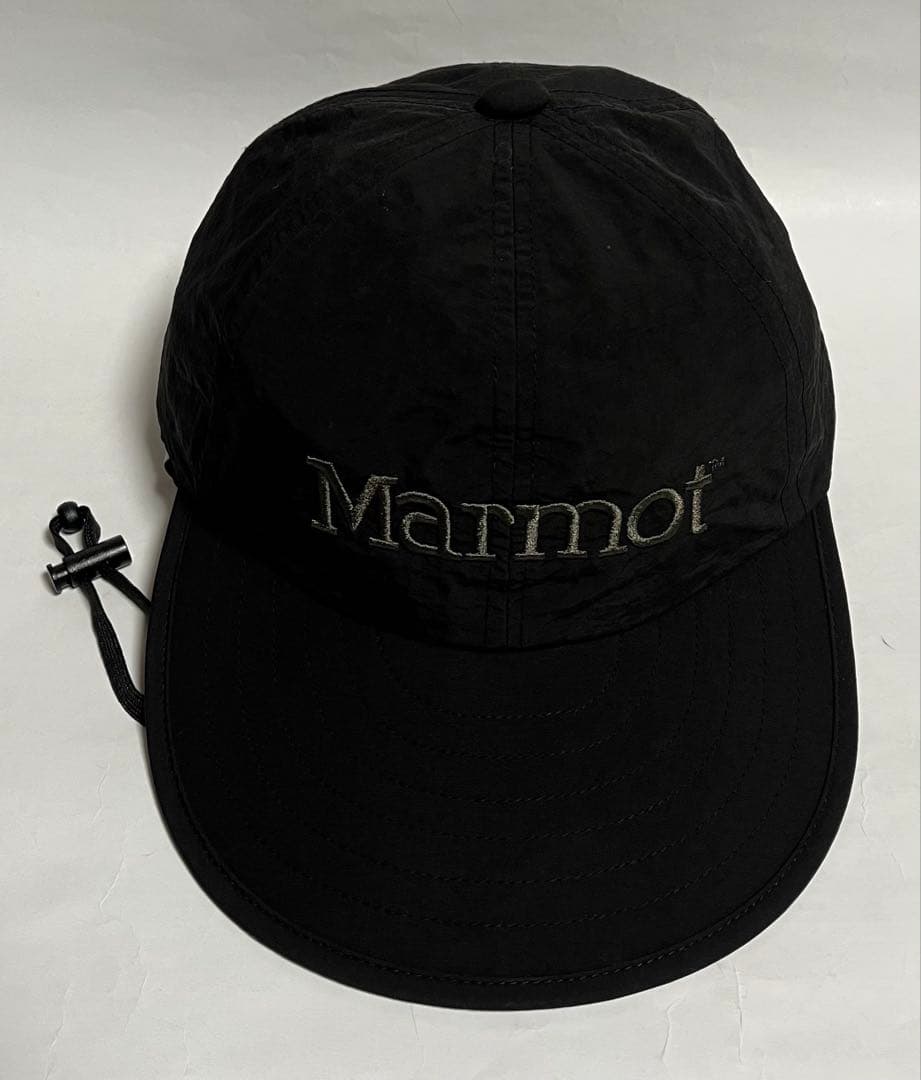 Marmot ロングビル キャップ ブラック 黒