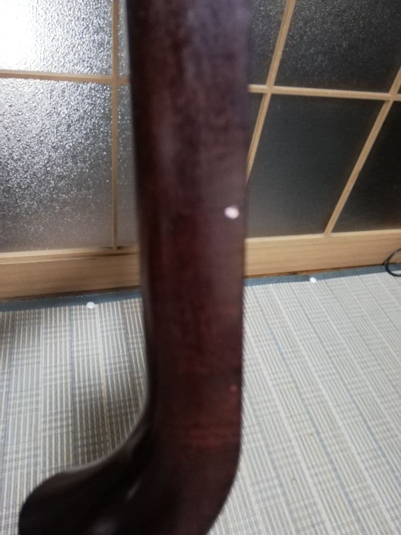 三味線本体 白黒 約90㌢短棹サイズ 付属品あり