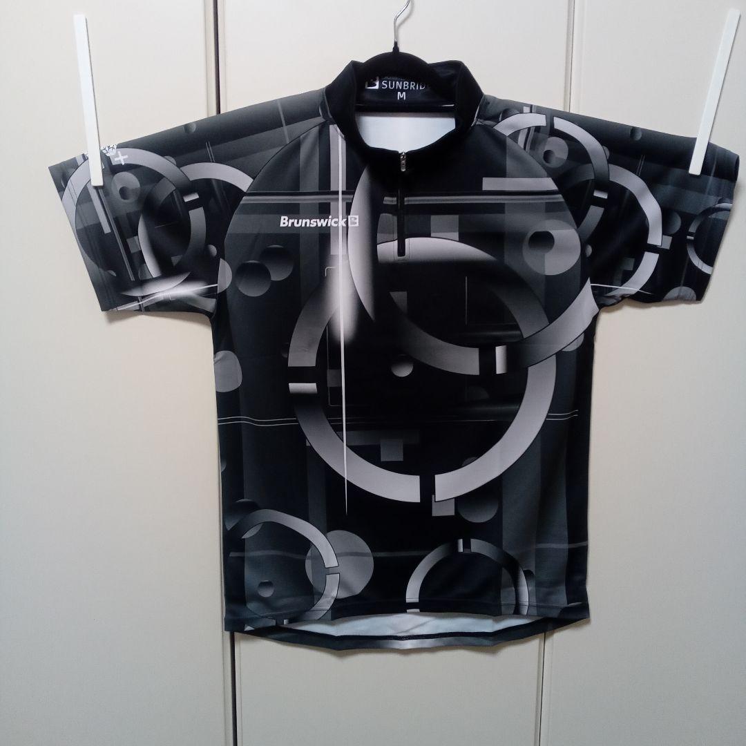 値下げ Brunswick ハーフジップ ボウリングウェア ブラック M 新品