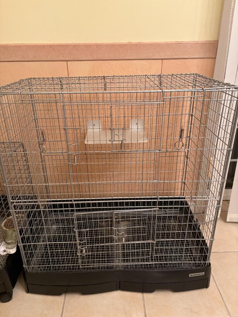 SANKO イージーホーム80ハイ ブラック 三晃商会 チンチラ デグー 鳥