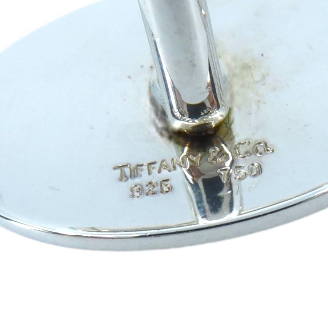 ティファニー スクエア ゴールド ライン コンビ カフス メンズ YO102