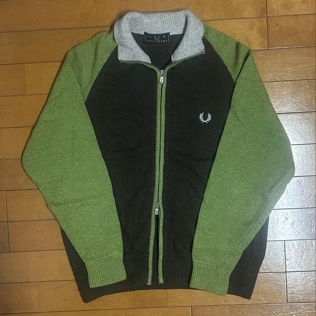 FRED PERRY フレッドペリー ドライバーズニット ジップニット