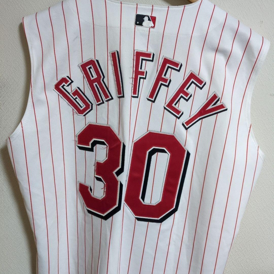GRIFFEY 30 シンシナティ1年目7年連続40本オールスターパッチ付き
