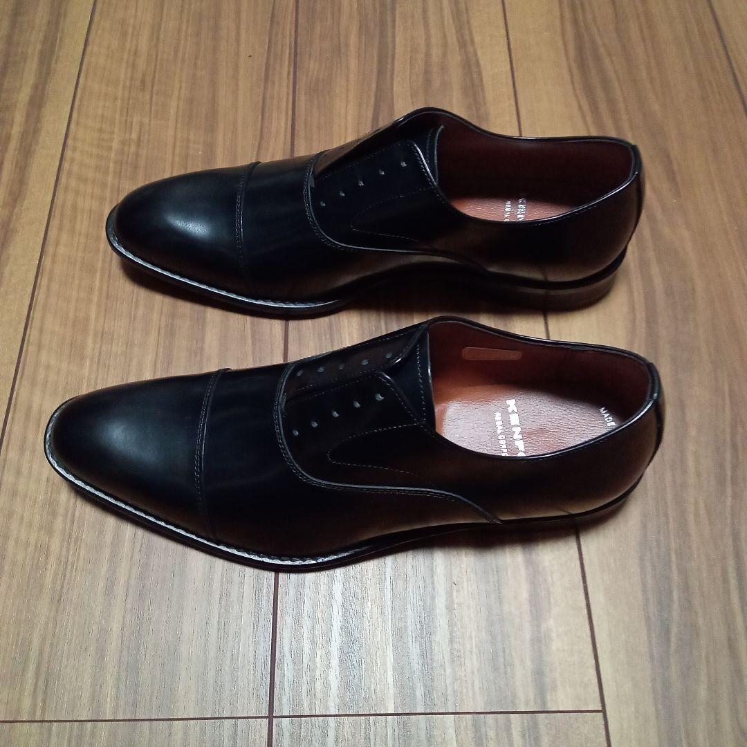 KENFORD 黒 レザー プレーンシューズ