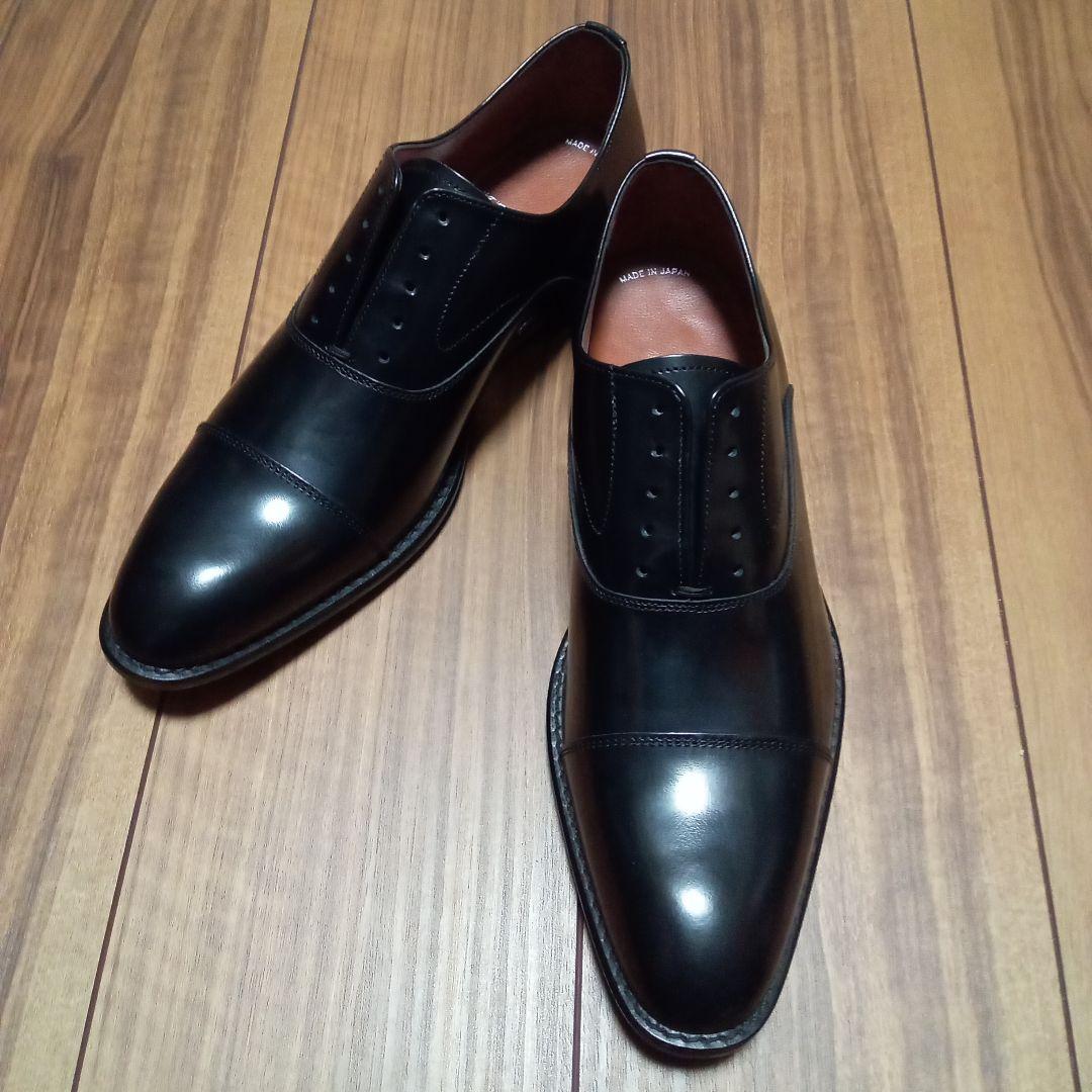 KENFORD 黒 レザー プレーンシューズ