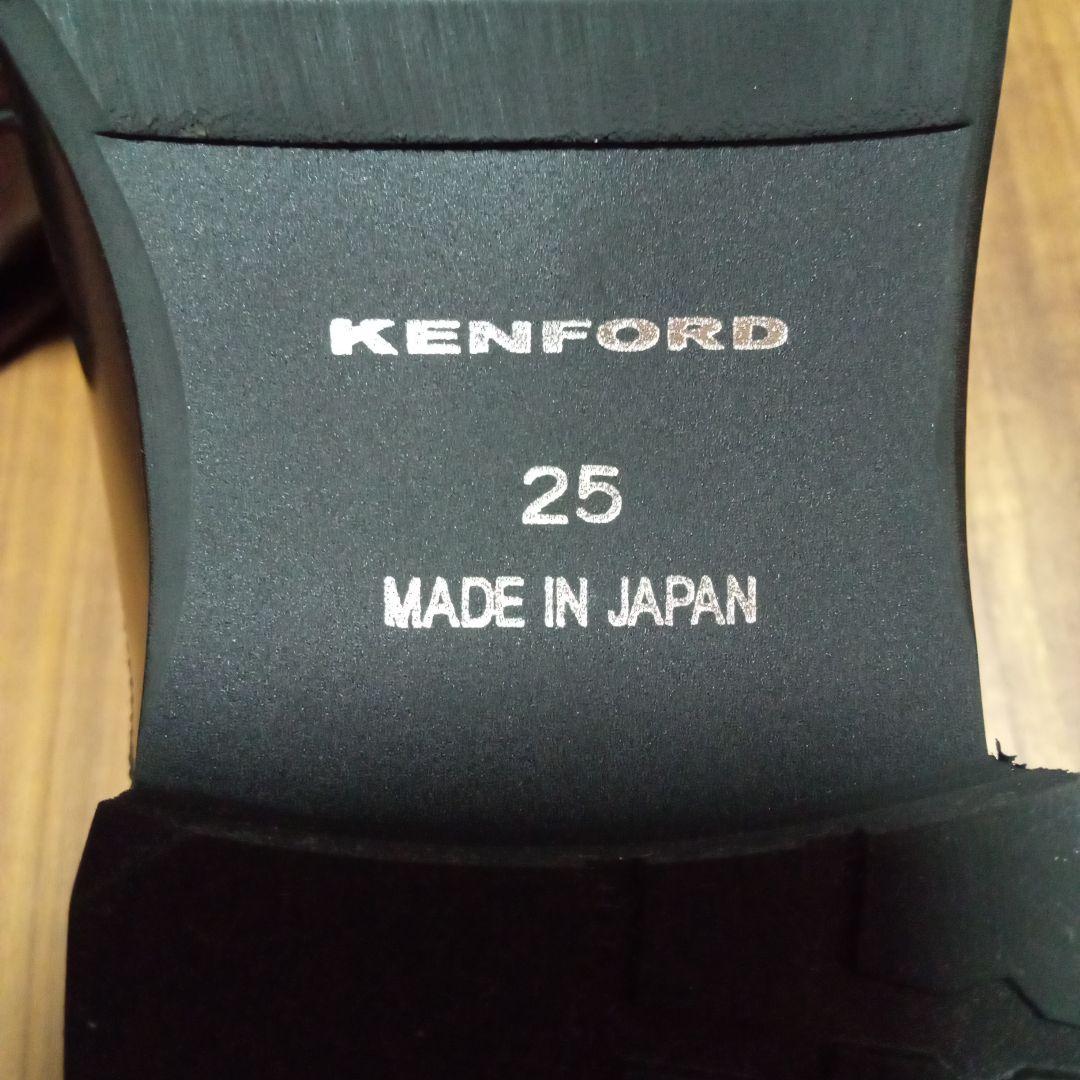 KENFORD 黒 レザー プレーンシューズ