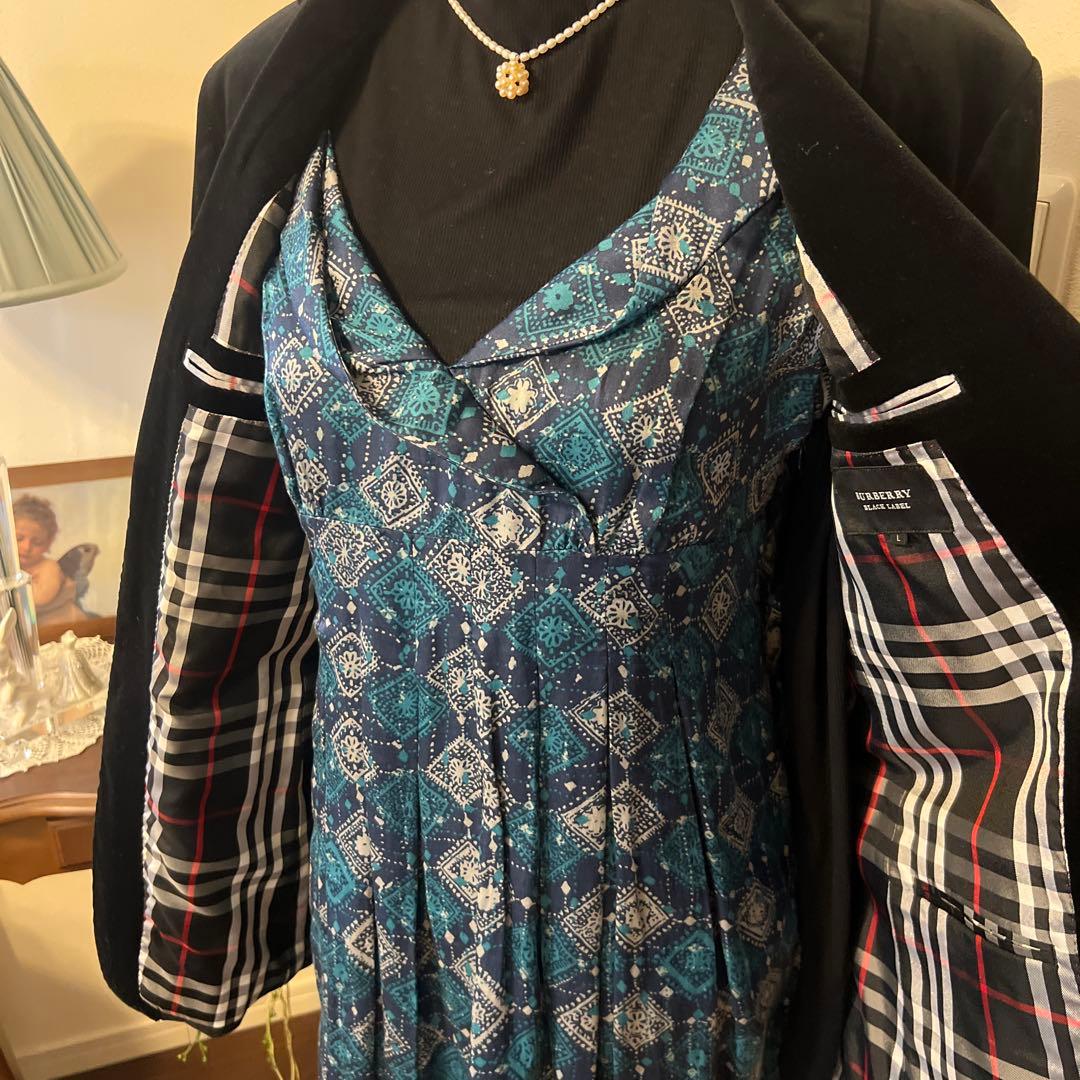 BURBERRY BLACK LABEL テーラードジャケット L ブラック