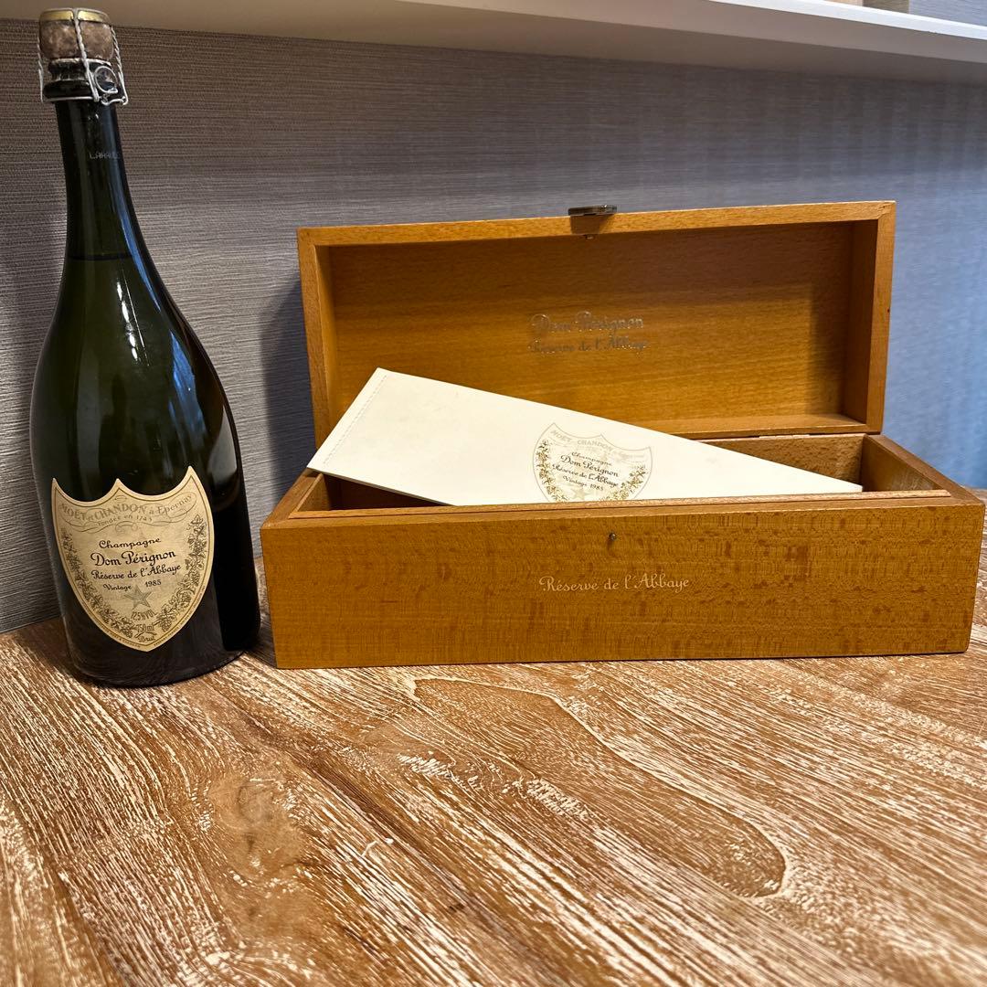 Dom Pérignon シャンパン ゴールド1985年 750ml 木箱付き