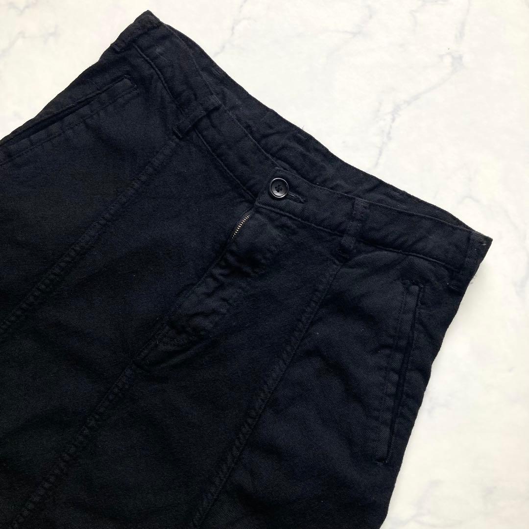 CDGコムデギャルソン サルエルパンツ 黒 ロゴ