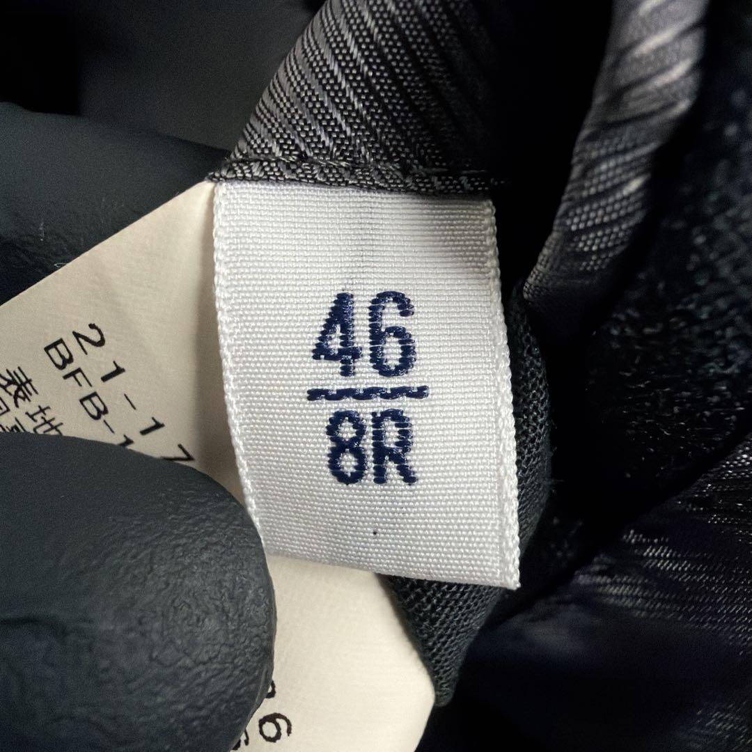 美品 ビームスエフ 最高級仕立て スーツ セットアップ チャコールグレー 46