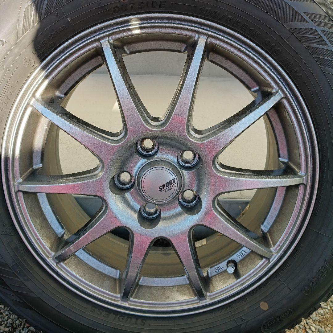 50プリウス スタッドレスタイヤ ホイールセット ice GUARD バリ溝