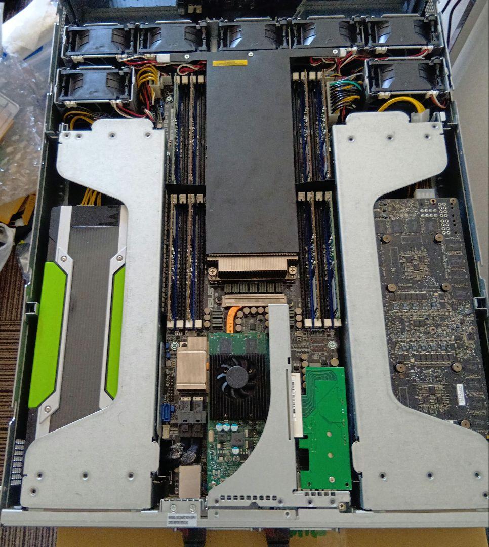 ASUS GPU鯖 VRAM 96GB Xeon E5-2699 v3 72コア