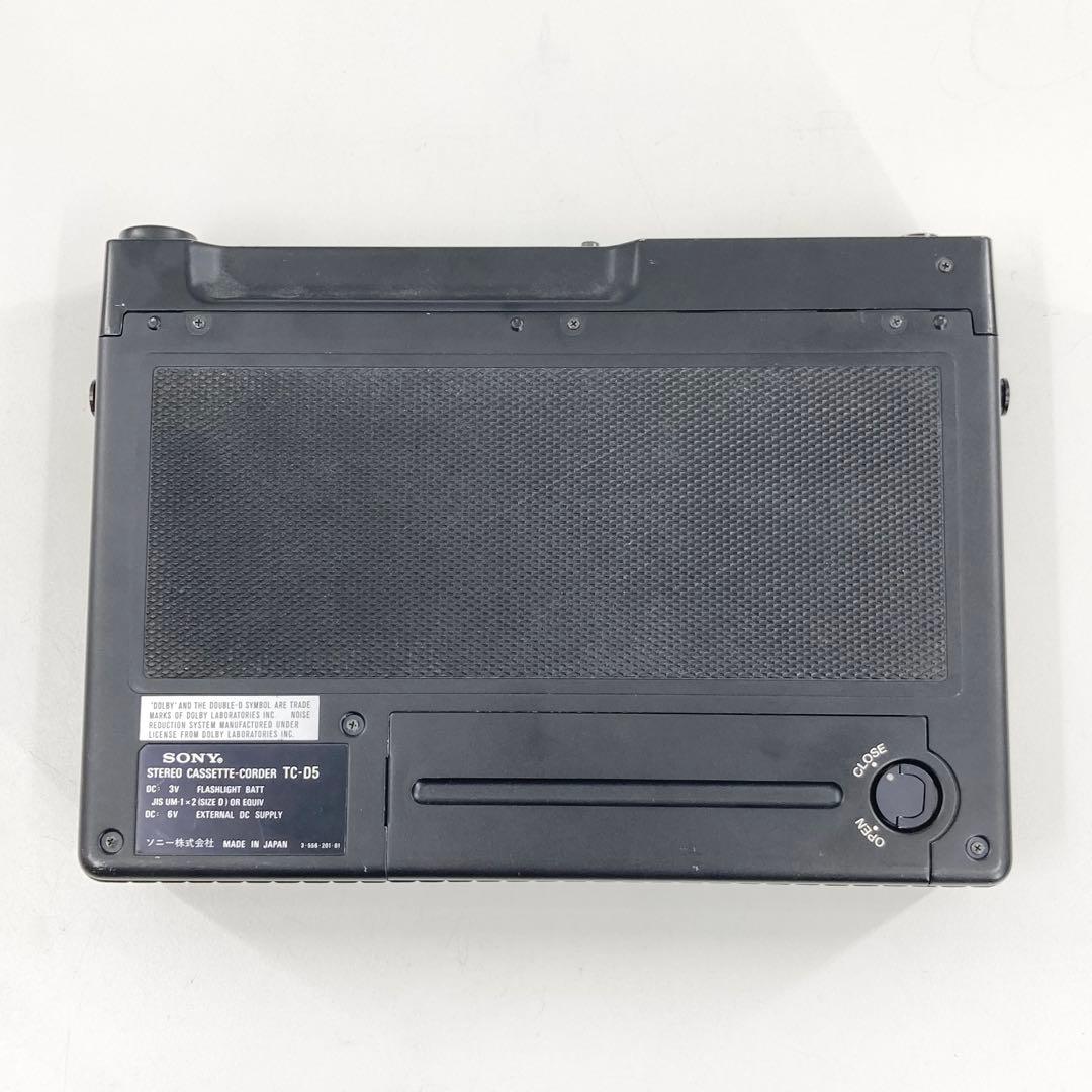 SONY TC-D5 カセットレコーダー 名機 動作品 取説 でんすけ