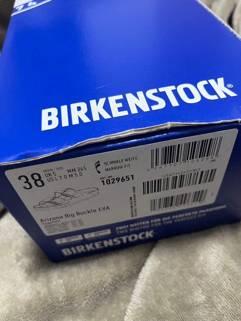 靴 Birkenstock Arizona Big Buckle EVA 38N