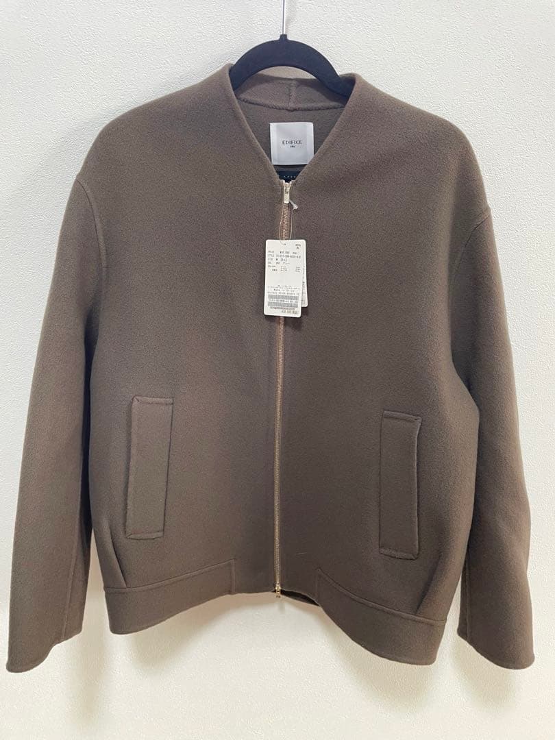 【新品未使用タグ付き】EDIFICE ウール　ジップアップジャケット