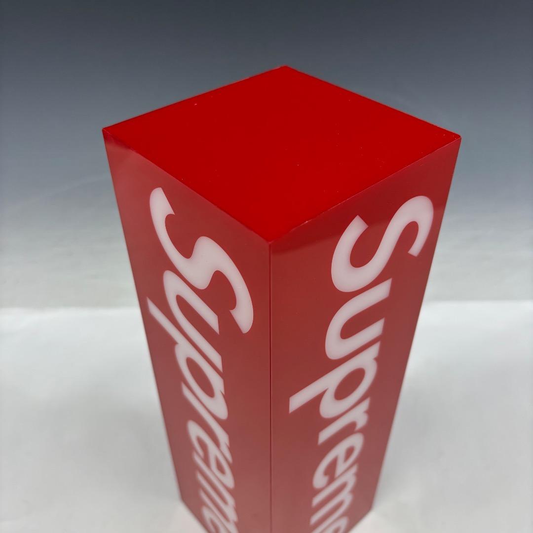 未使用【シュプリーム本物】ボックスロゴランプ/赤/2023FW