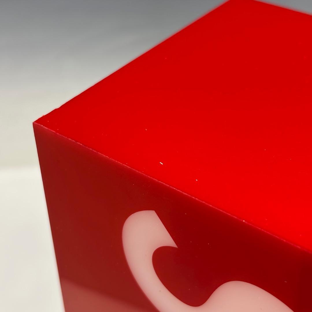 未使用【シュプリーム本物】ボックスロゴランプ/赤/2023FW